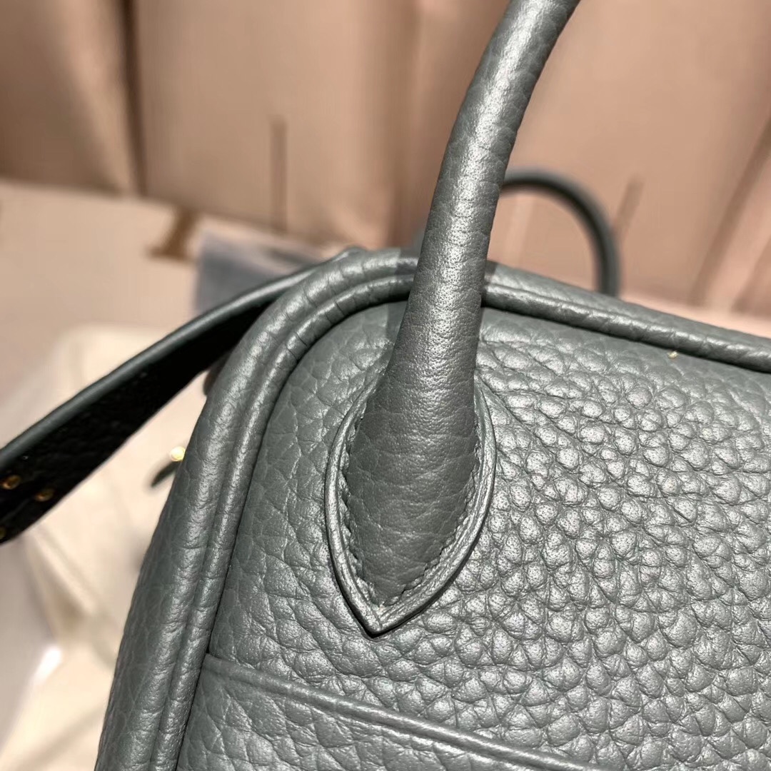 에르메스 미니 린디백19 베르트티티엔 금장 끌레망스 가죽